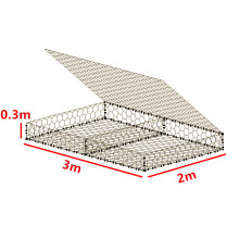 ISO Protection Hexagonal PVC Triple Twist Weaving Galfan Reno Mattress Woven Galvanized Gabion Basket Prices